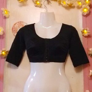 Front Fasten (L) Compression Cropped Top